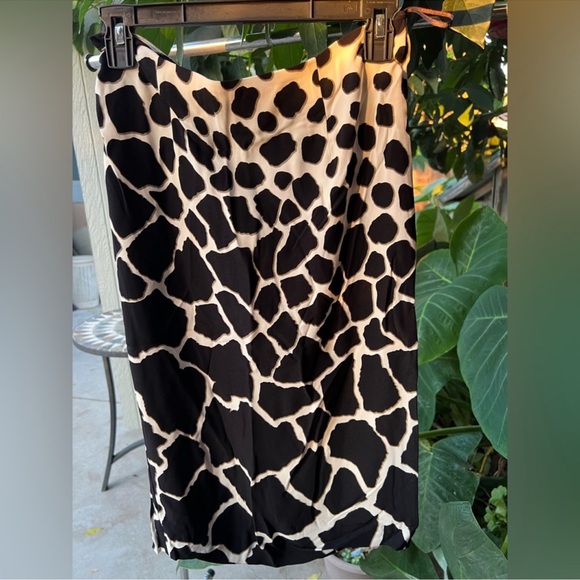 Roberto cavalli y2k vintage giraffe print skirt - Picture 2 of 5